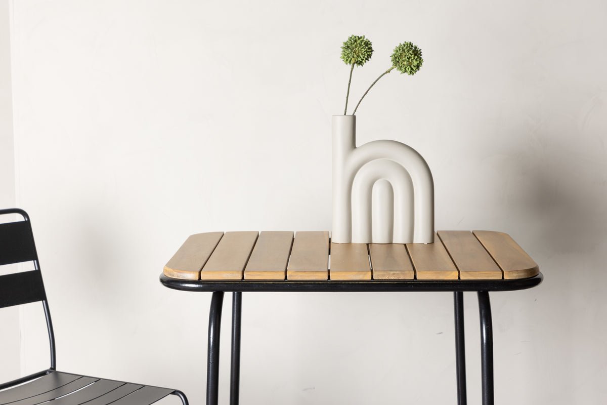 Gartentisch Lyon - Beistelltisch mit Akazienholz-Platte