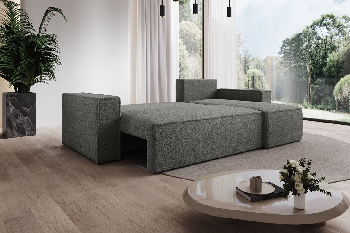 Designer Sofa Lorenzo Schlaffunktion und Stauraum aus Frrotte