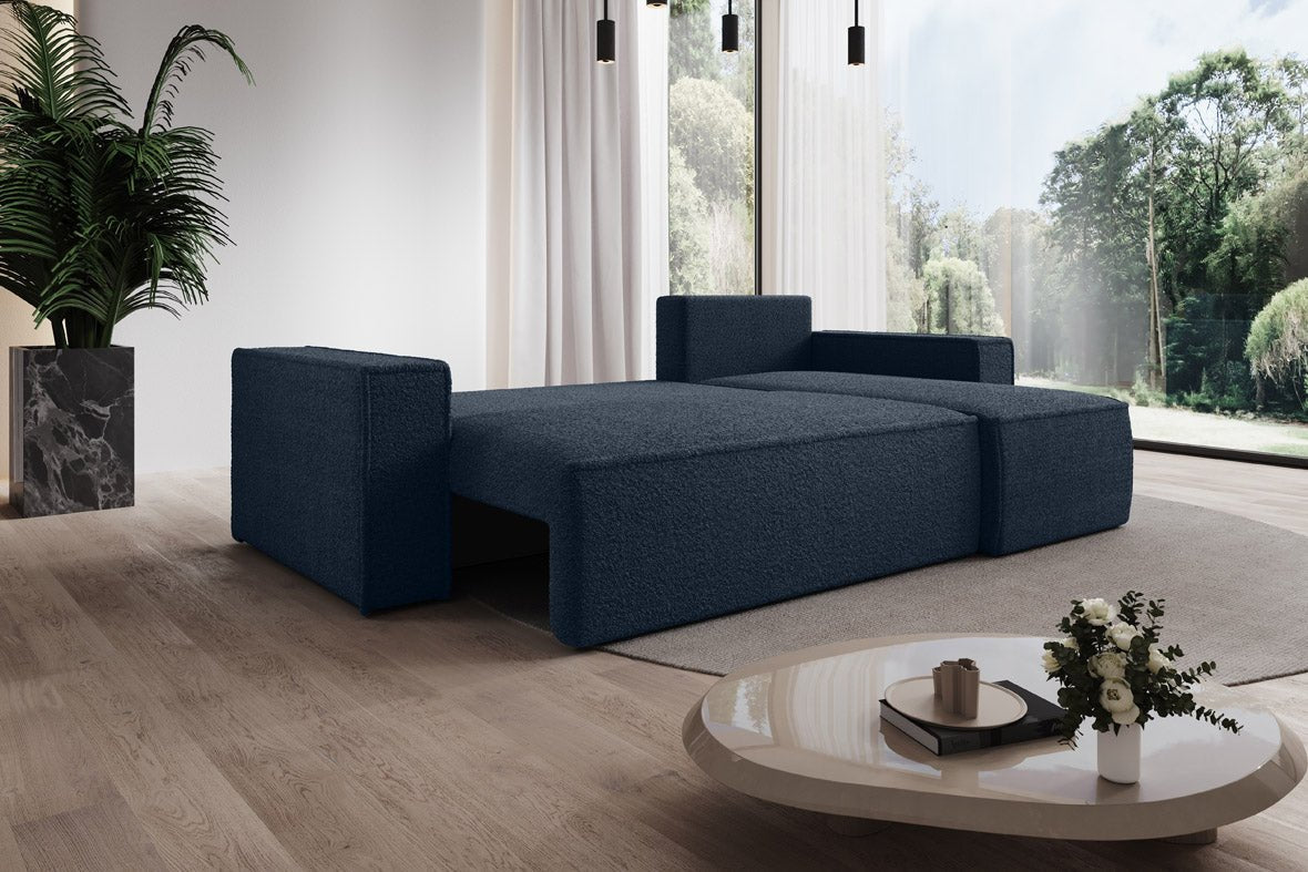Designer Sofa Lorenzo Schlaffunktion und Stauraum aus Frrotte