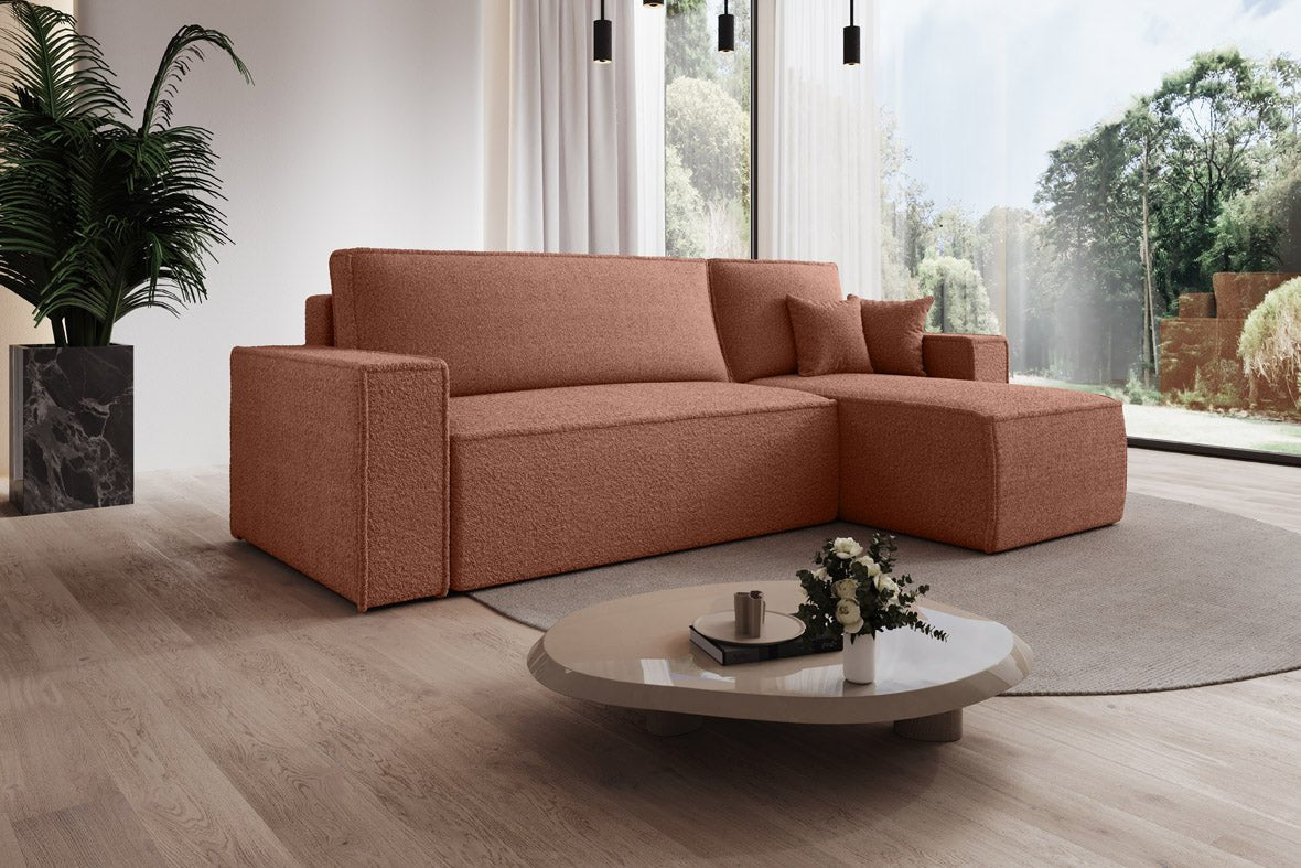 Designer Sofa Lorenzo Schlaffunktion und Stauraum aus Frrotte