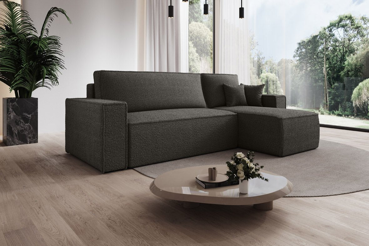 Designer Sofa Lorenzo Schlaffunktion und Stauraum aus Frrotte