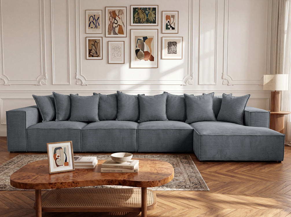 Designer Sofa Largo L Maxi in Cord