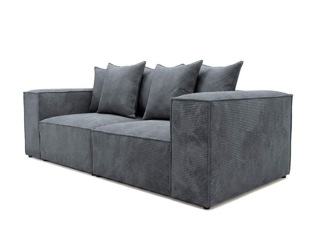 Designer Sofa 3 Sitzer Largo in Cord
