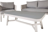 Loungeset Dreamy - aus weißem Aluminium inkl Kissen