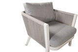 Loungeset Dreamy - aus weißem Aluminium inkl Kissen