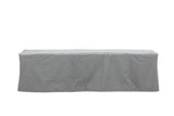 Möbelabdeckung Fortea - 180x60x50 aus grauem Polyester