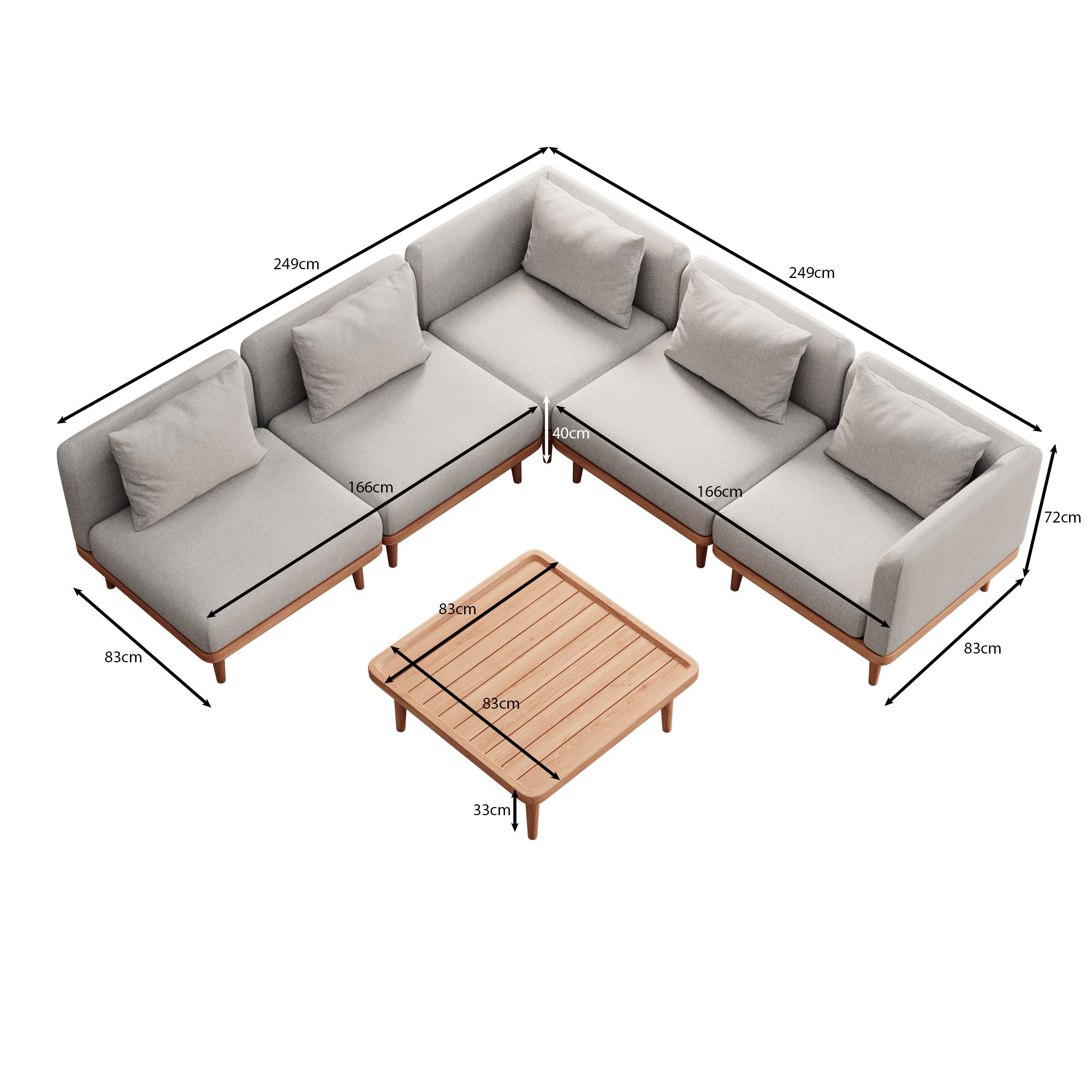 Nouri Eckmodulgruppe II – Aevora™ Kollektion