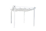 Pergola Solyx - mit weißem Polyesterdach