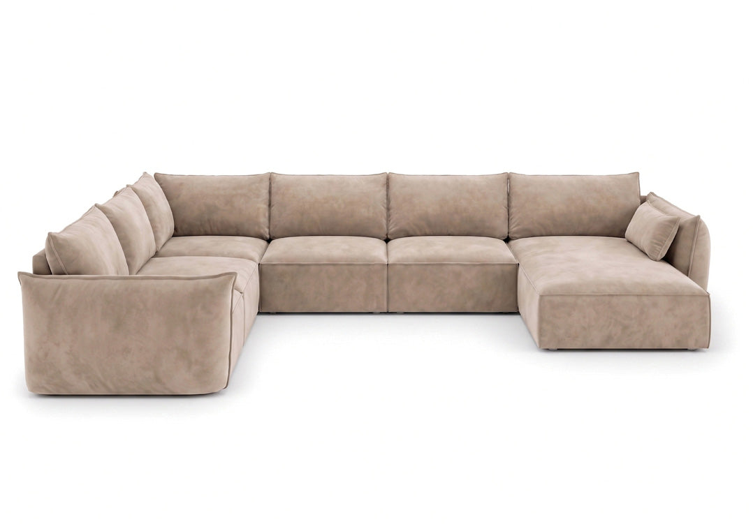 Designer Sofa Nuvola U in Samt