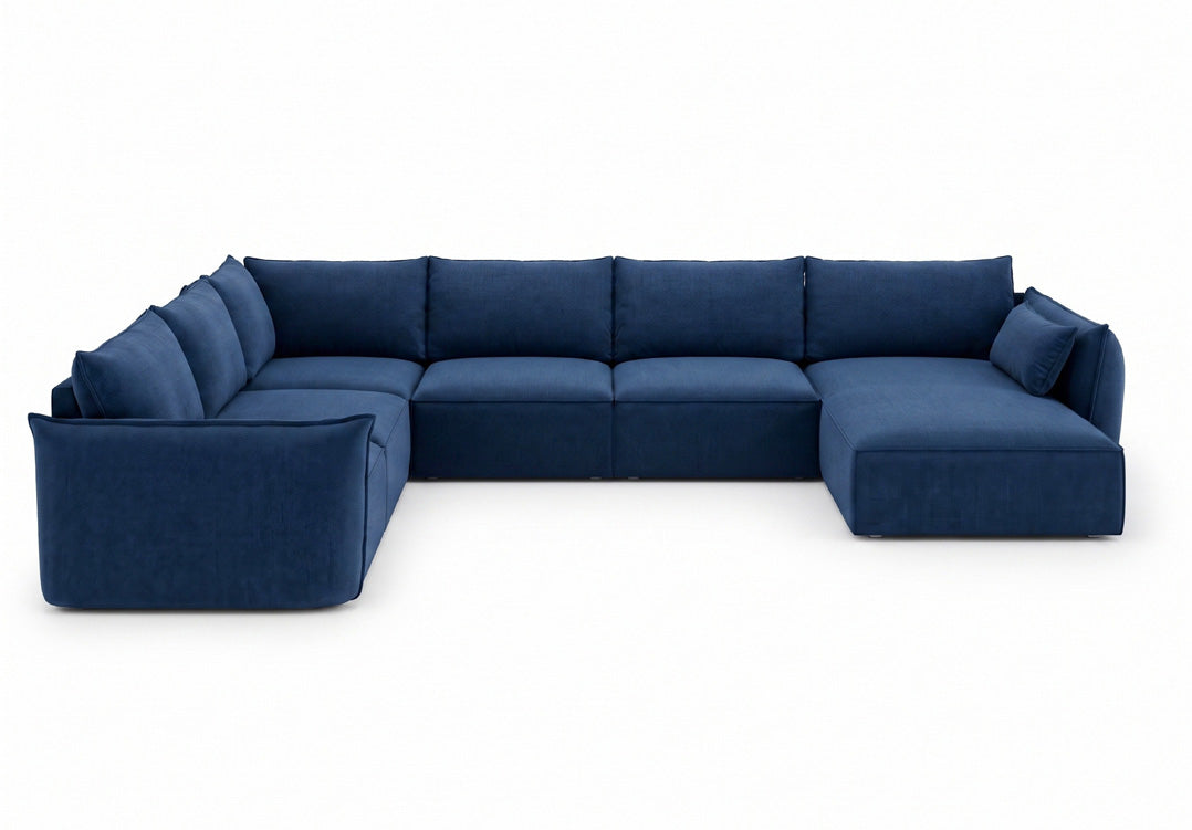Designer Sofa Nuvola U in Samt