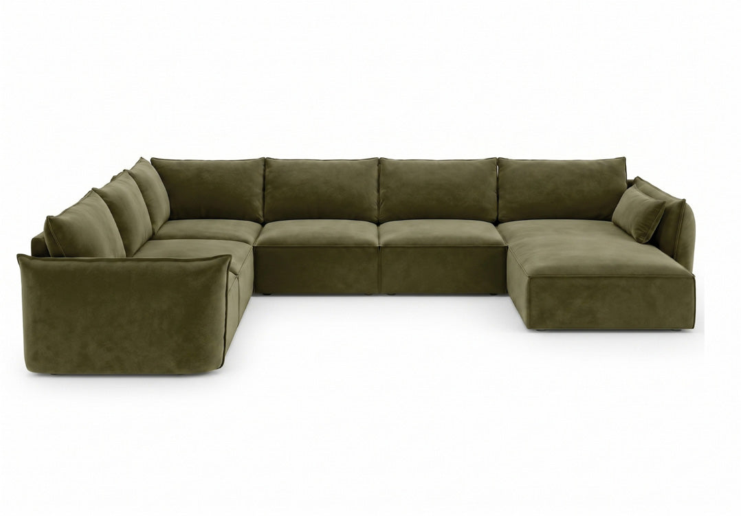 Designer Sofa Nuvola U in Samt