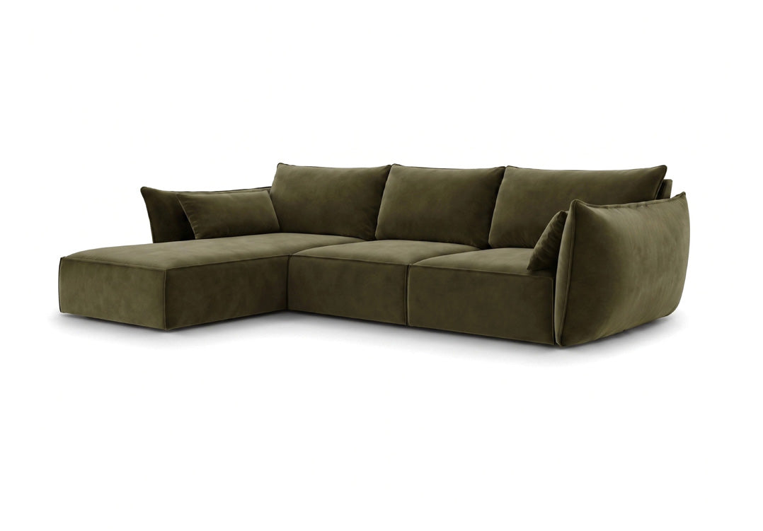 Designer Sofa Nuvola L in Samt