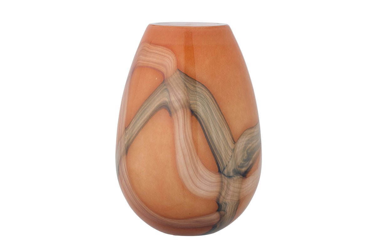 Vase „Arvani“ – Oranges Glas