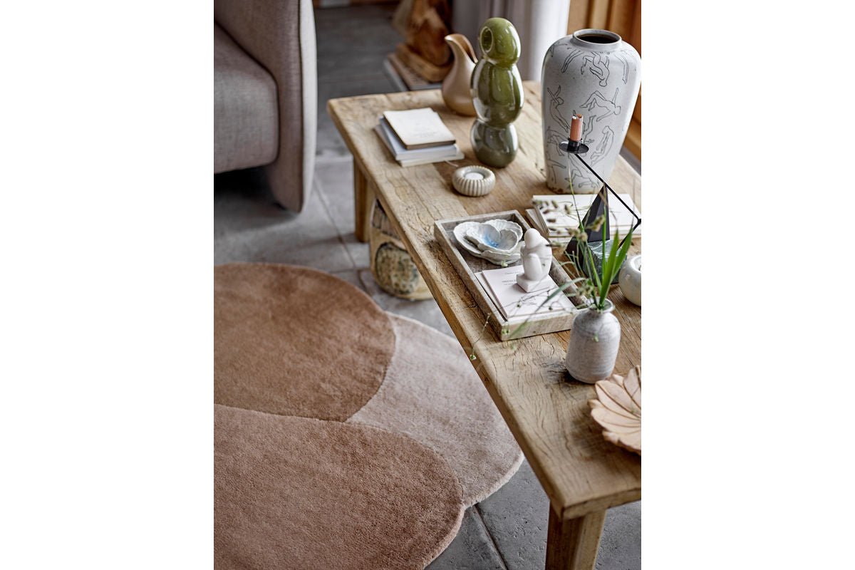 Teppich Arlo – Organische Formen in warmem Braun