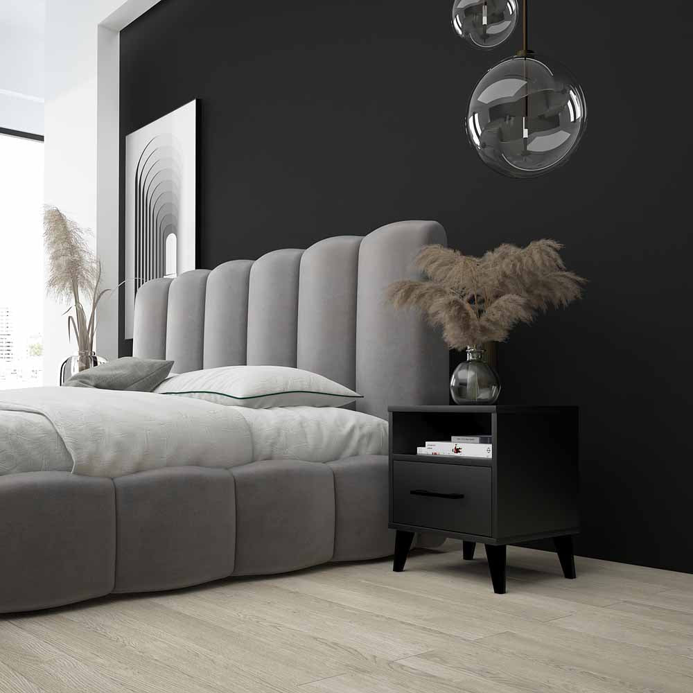 Designer Nachttisch Galaxy inkl. LED - Luxusbetten24