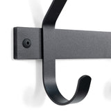 Designer Wandgarderobe Trino - Schwarz