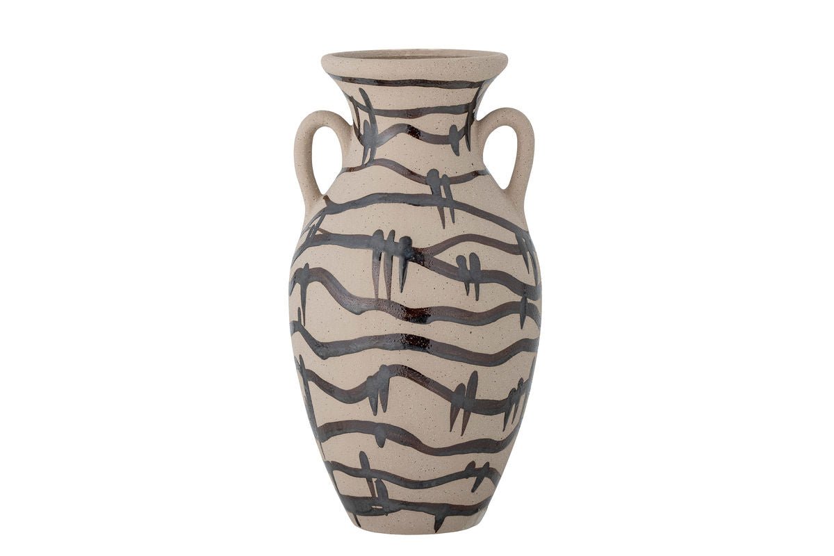 Vase „Alura“ – Schwarzes Steingut