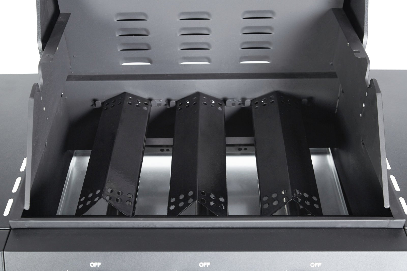 Gasgrill BarbecuePro XL – 3-Brenner Grillwagen mit Warmhalterost