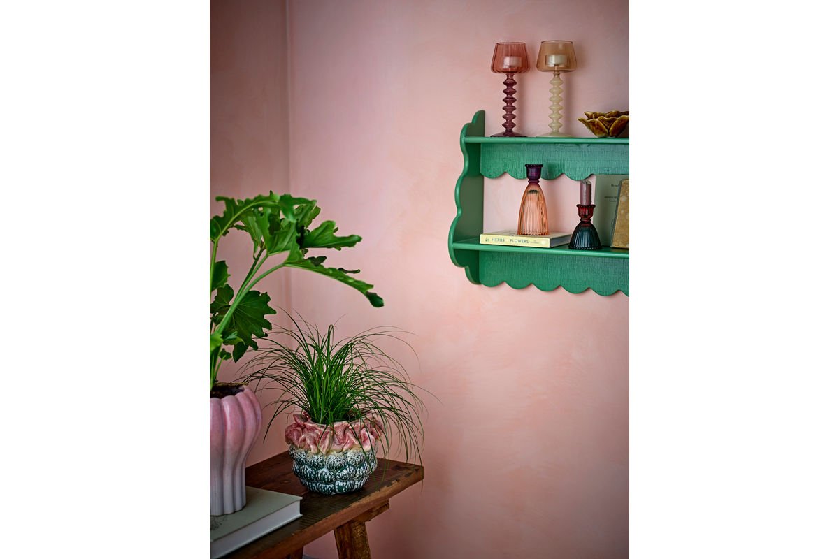 Blumentopf „Myra“ – Buntes Steingut