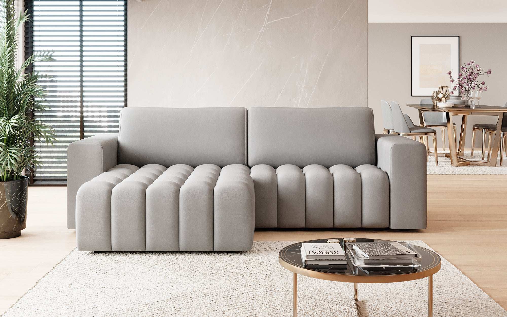 Designer Sofa Tirina mit Schlaffunktion