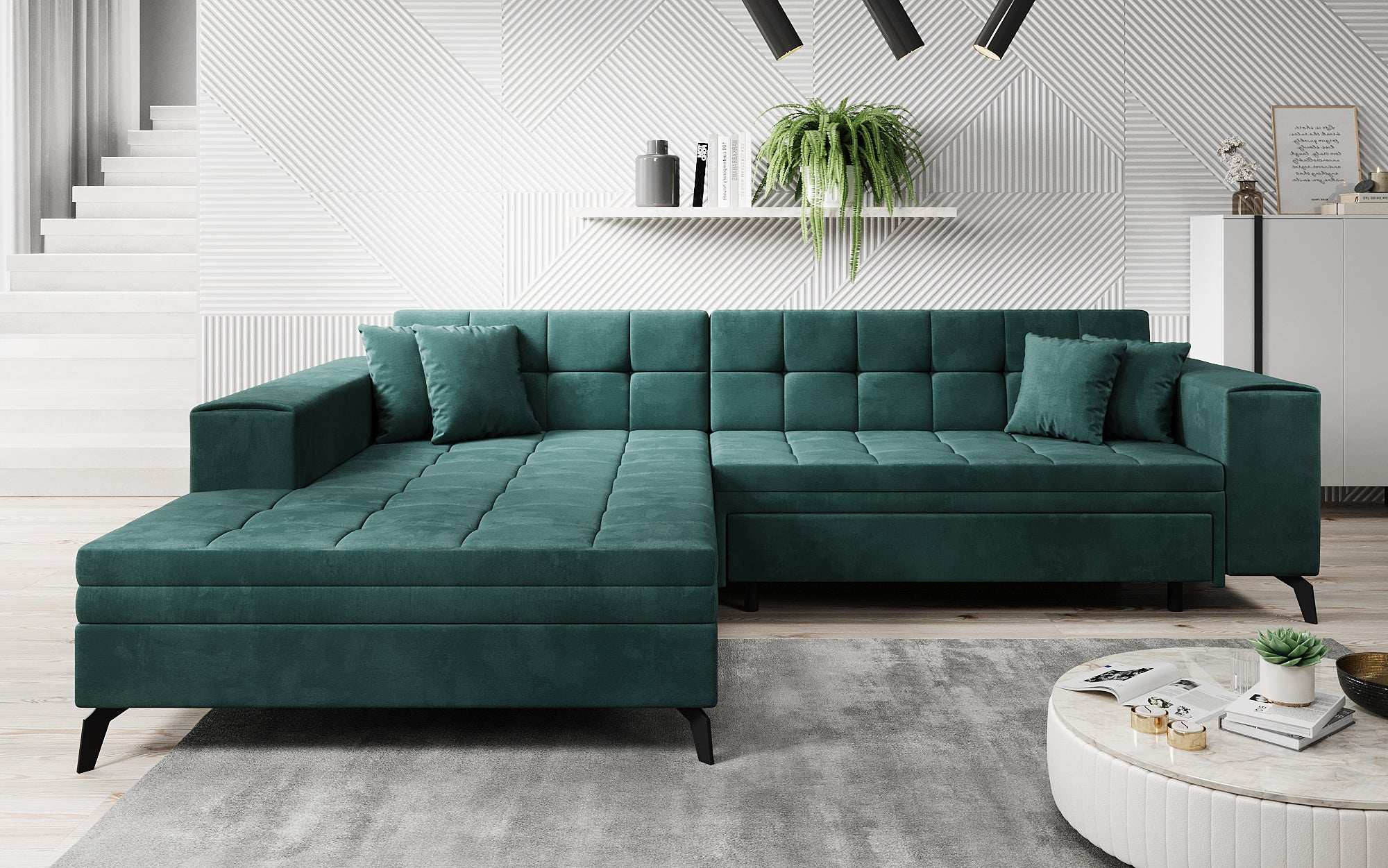 Designer Sofa Frida mit Schlaffunktion