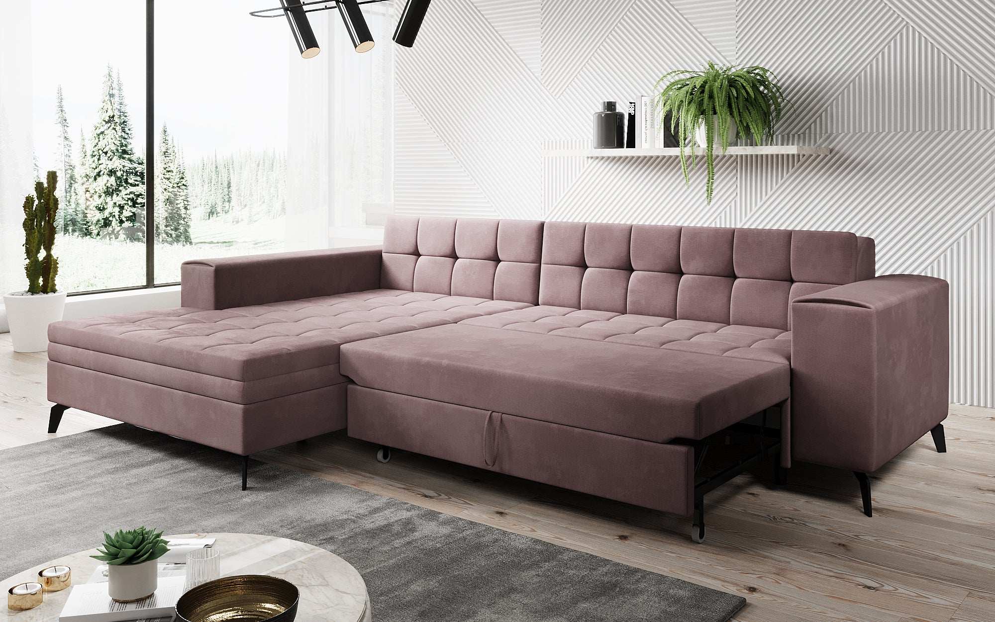 Designer Sofa Frida mit Schlaffunktion