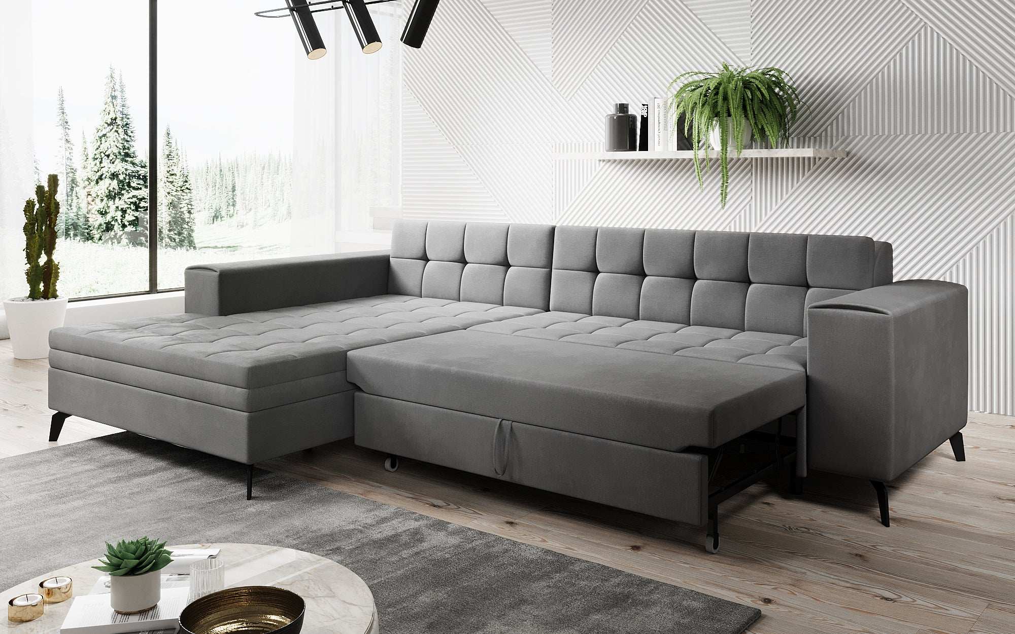 Designer Sofa Frida mit Schlaffunktion