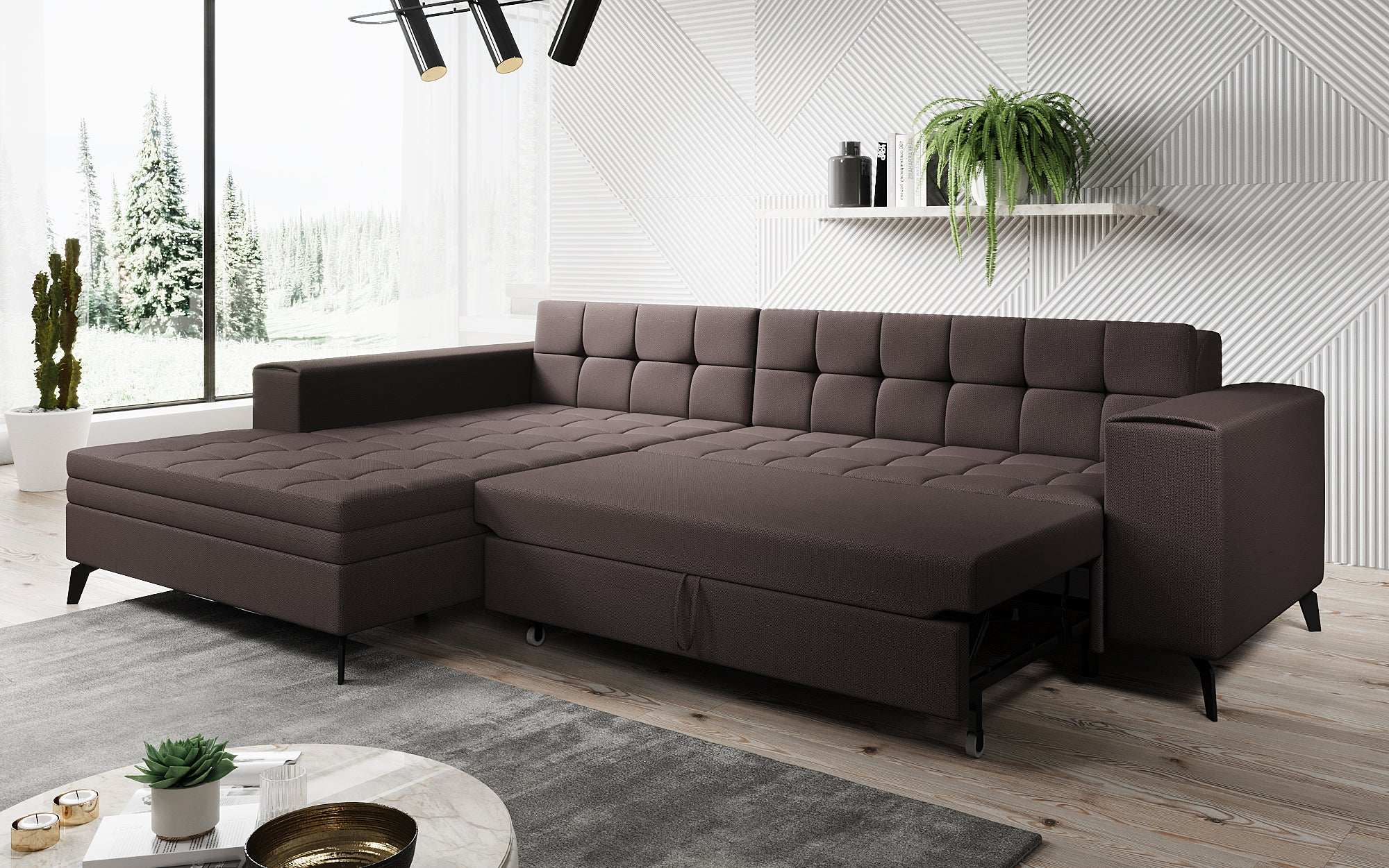 Designer Sofa Frida mit Schlaffunktion