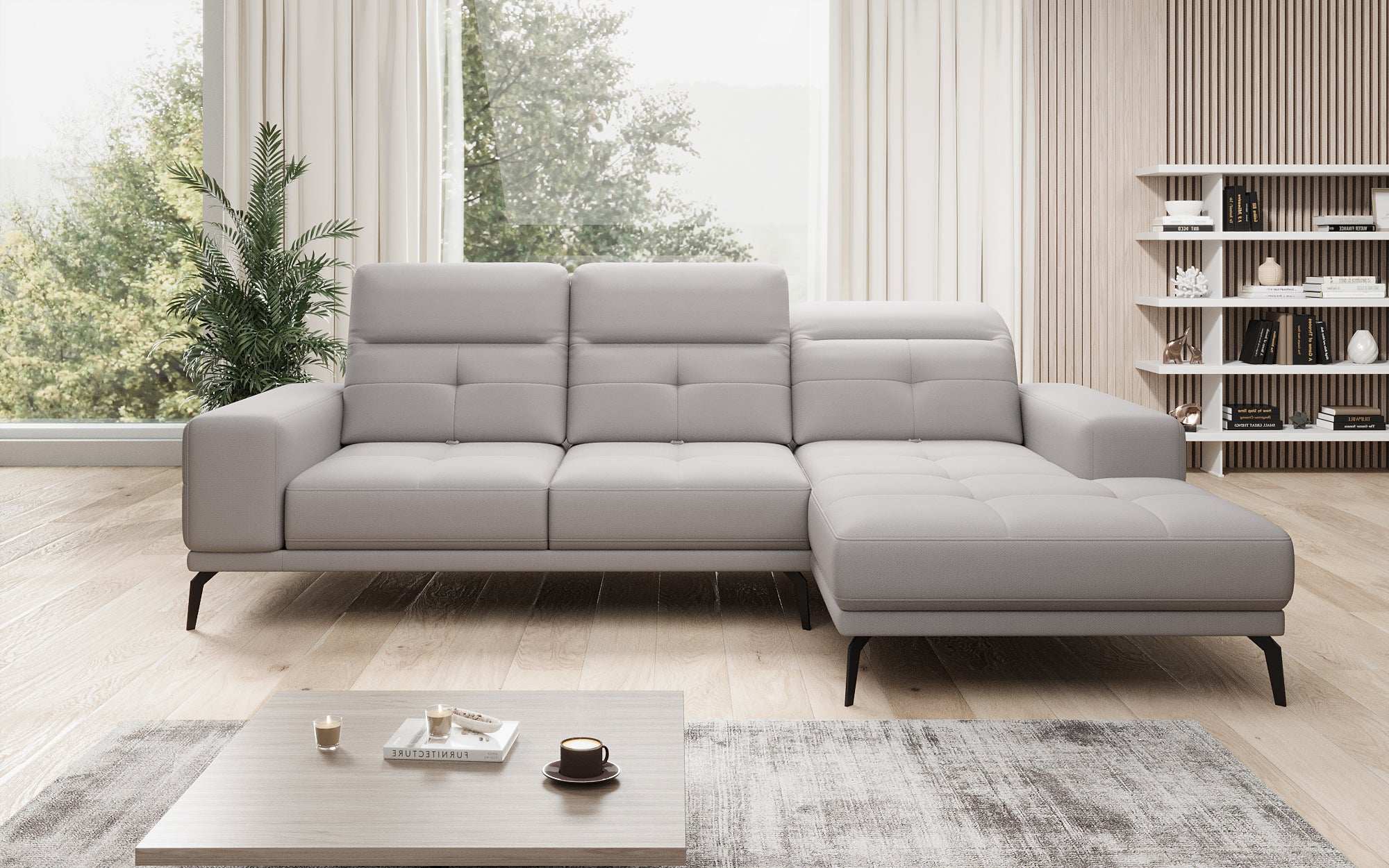 Designer Sofa Terina inkl. Beistellhocker