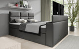 Boxspringbett Carre mit TV Lift, USB und Stauraum - Luxusbetten24