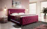 Boxspringbett Paradise mit LED und Füßen - Luxusbetten24