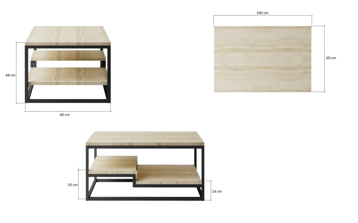 Designer Couchtisch Melvi - Luxusbetten24