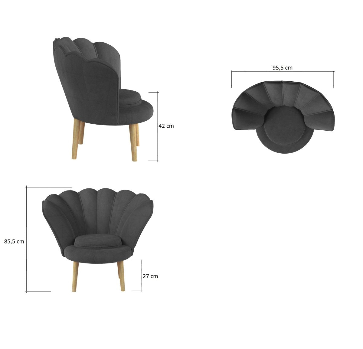 Designer Sessel Vivi - Luxusbetten24