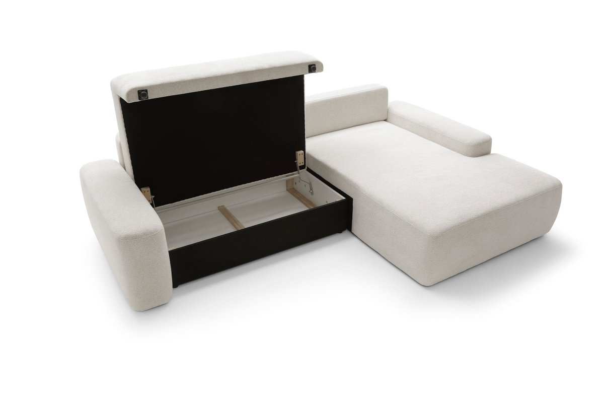 Designer Sofa Bianca mit Schlaf- und Klappfunktion - Luxusbetten24