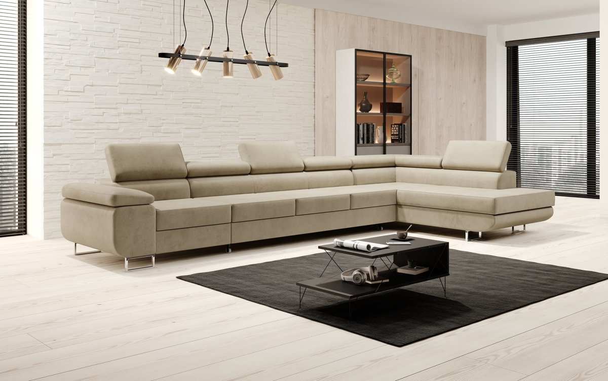 Designer Sofa Maxi mit Schlaf - und Klappfunktion - Luxusbetten24