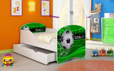Kinderbett Luna mit Stauraum und verschiedenen Motiven - Luxusbetten24