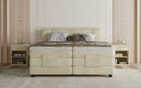 Lit boxspring Noela Velours électrique réglable
