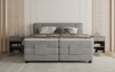 Lit boxspring Noela Velours électrique réglable