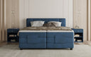 Lit boxspring Noela Velours électrique réglable
