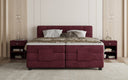 Lit boxspring Noela Velours électrique réglable