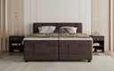 Lit boxspring Noela Velours électrique réglable