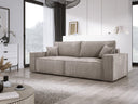 Designer Sofa Velanova 3-zits Ribstof met slaap- en klapfunctie