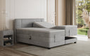 Lit boxspring Noela Velours électrique réglable