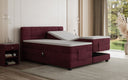 Lit boxspring Noela Velours électrique réglable