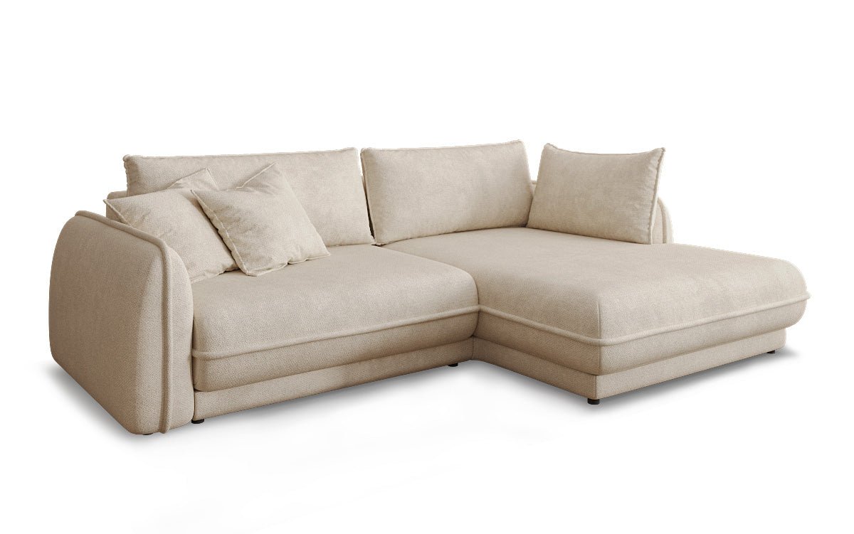 Canapé design Mojave II Tissu avec fonction couchage et rangement