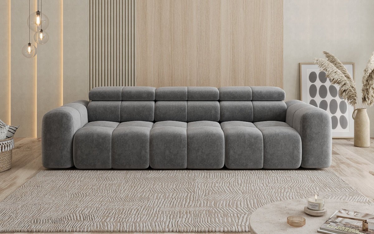 Designersofa 3-zits Mia in Chenille