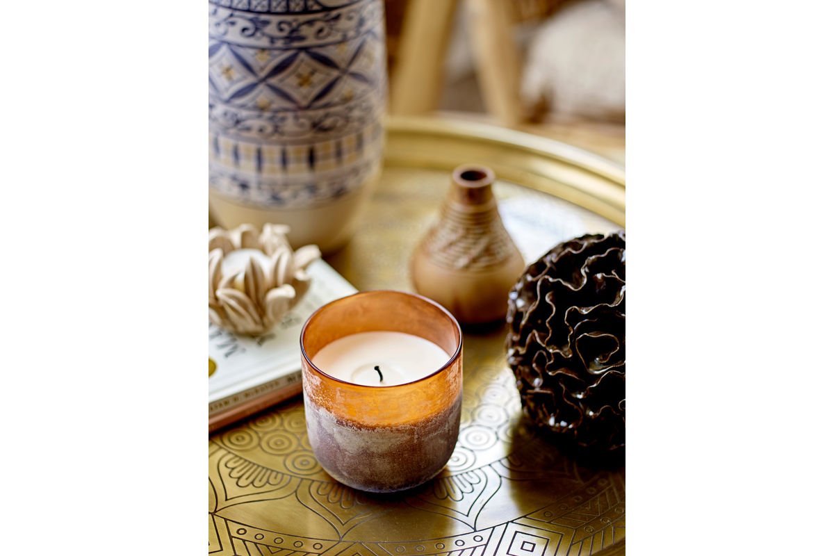 Duftkerze Redwood – Natürliches Wachs im ästhetischen Braunglas