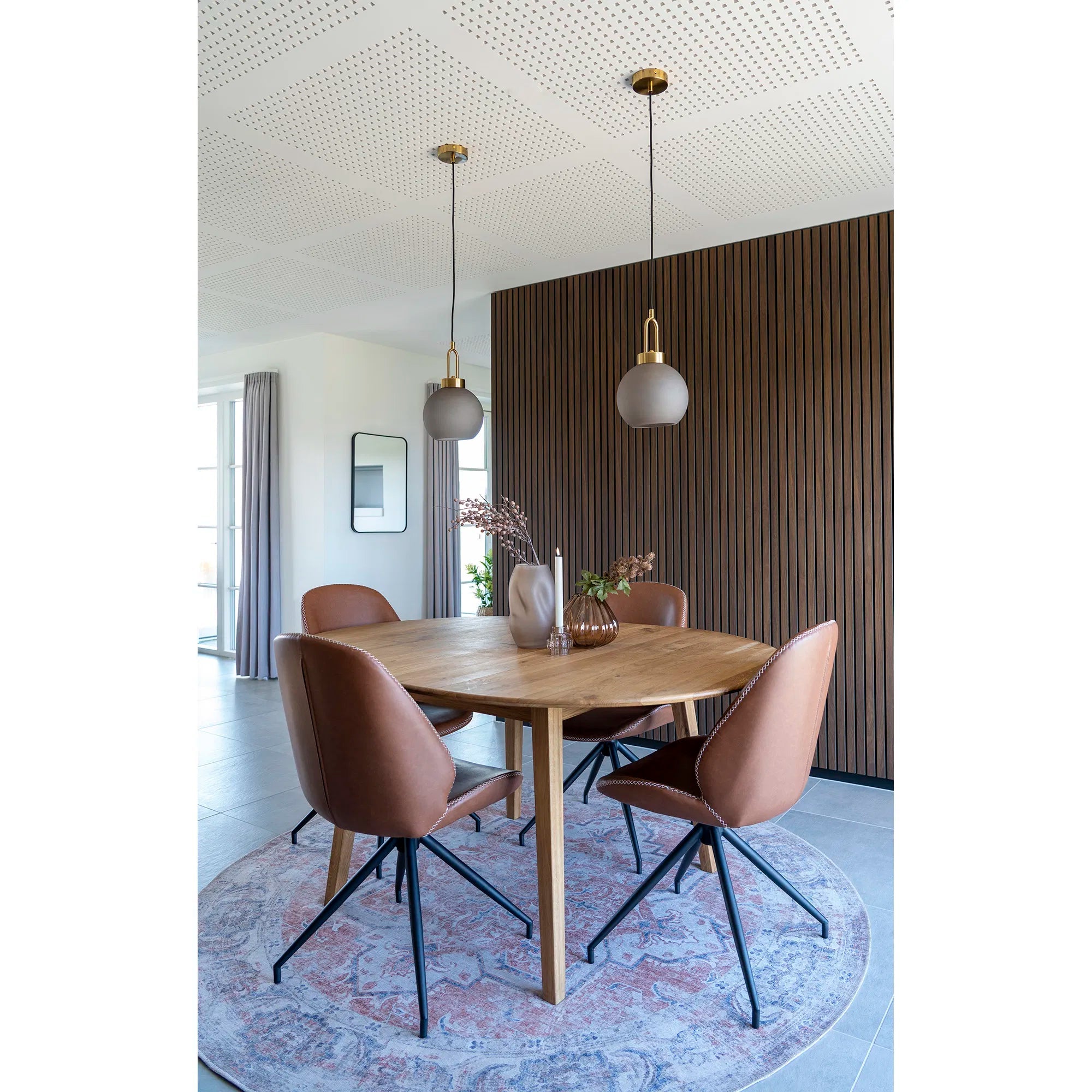 Set van 2 - Designerstoel Lissabon van kunstleer met draaifunctie