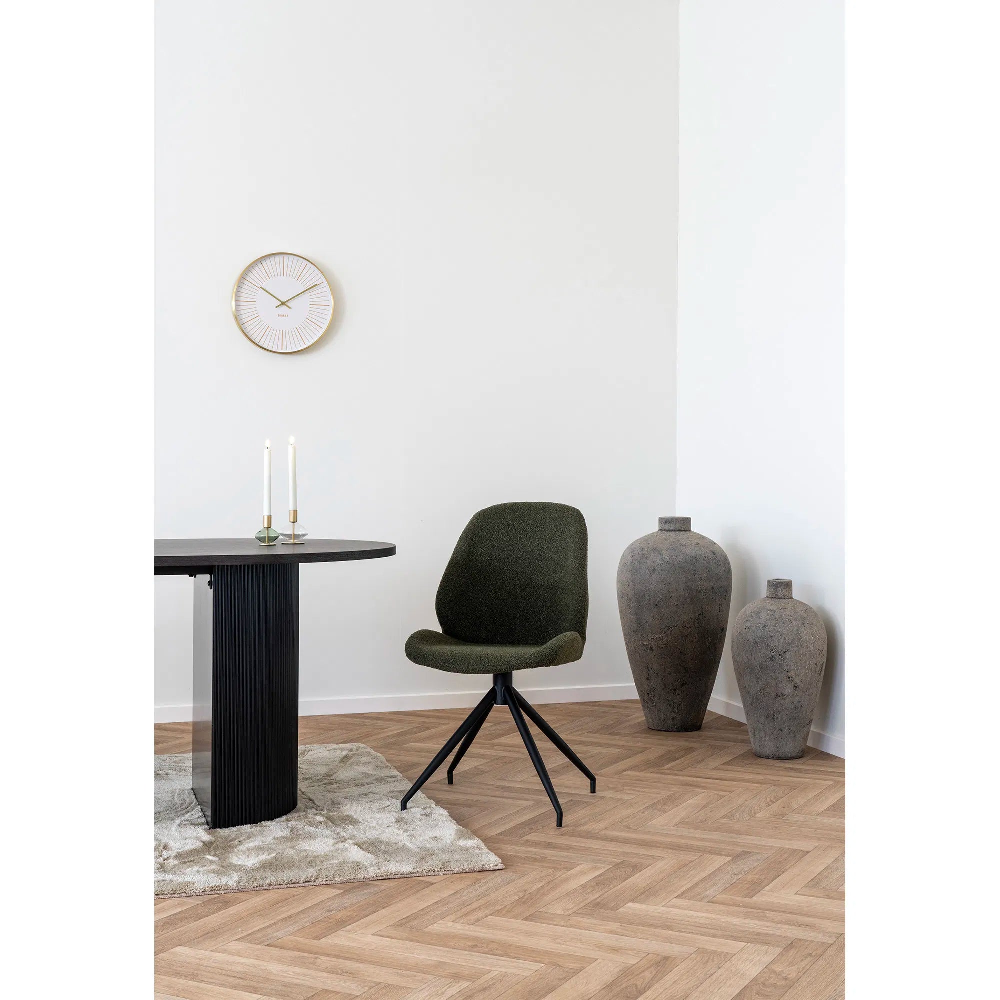 Set van 2 - Designerstoel Lissabon Bouclé met draaifunctie