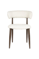 Eetkamerstoel Stanley 2-delige set – van Bouclé in Beige